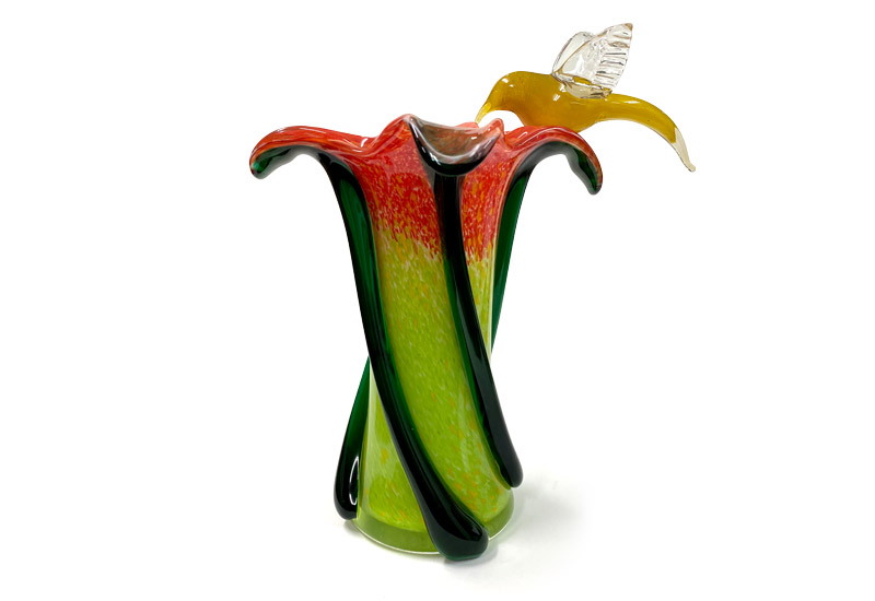 春池玻璃 花月系列-紅彩 花瓶花器